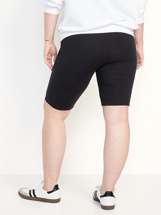 Image number 6 showing, High-Waisted Biker Shorts -- 10-inch inseam