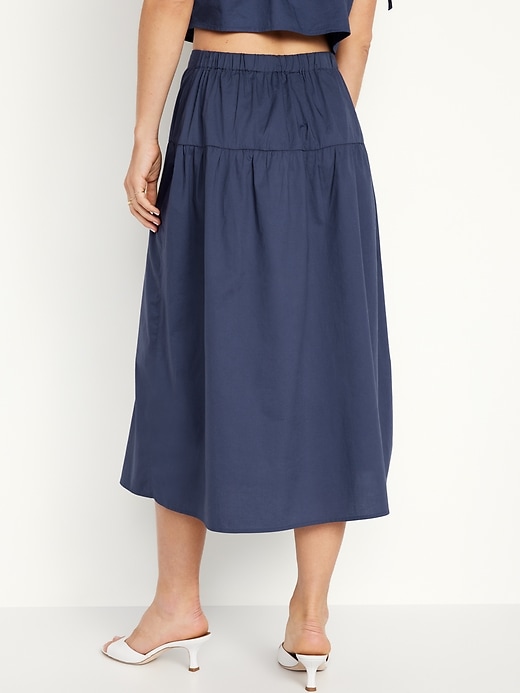 Image number 2 showing, Dropped-Waist Midi Skirt