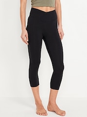 Women's Old Navy Extra High-Waisted PowerChill Crossover 7/8-Length Leggings  NWT