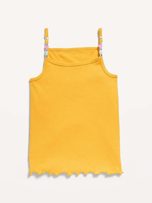 View large product image 1 of 2. Beaded-Strap Cami Top for Toddler Girls