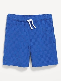 View large product image 4 of 4. Printed Loop-Terry Shorts for Boys