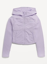 View large product image 3 of 4. Long-Sleeve Mesh Jacket for Girls