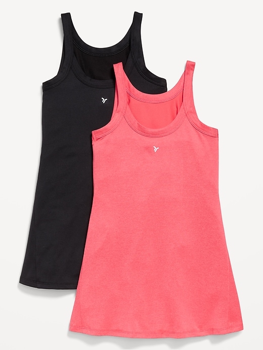 View large product image 2 of 2. PowerPress Sleeveless Athletic Dress 2-Pack for Girls