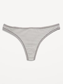 View large product image 4 of 8. Low-Rise Everyday Cotton Thong