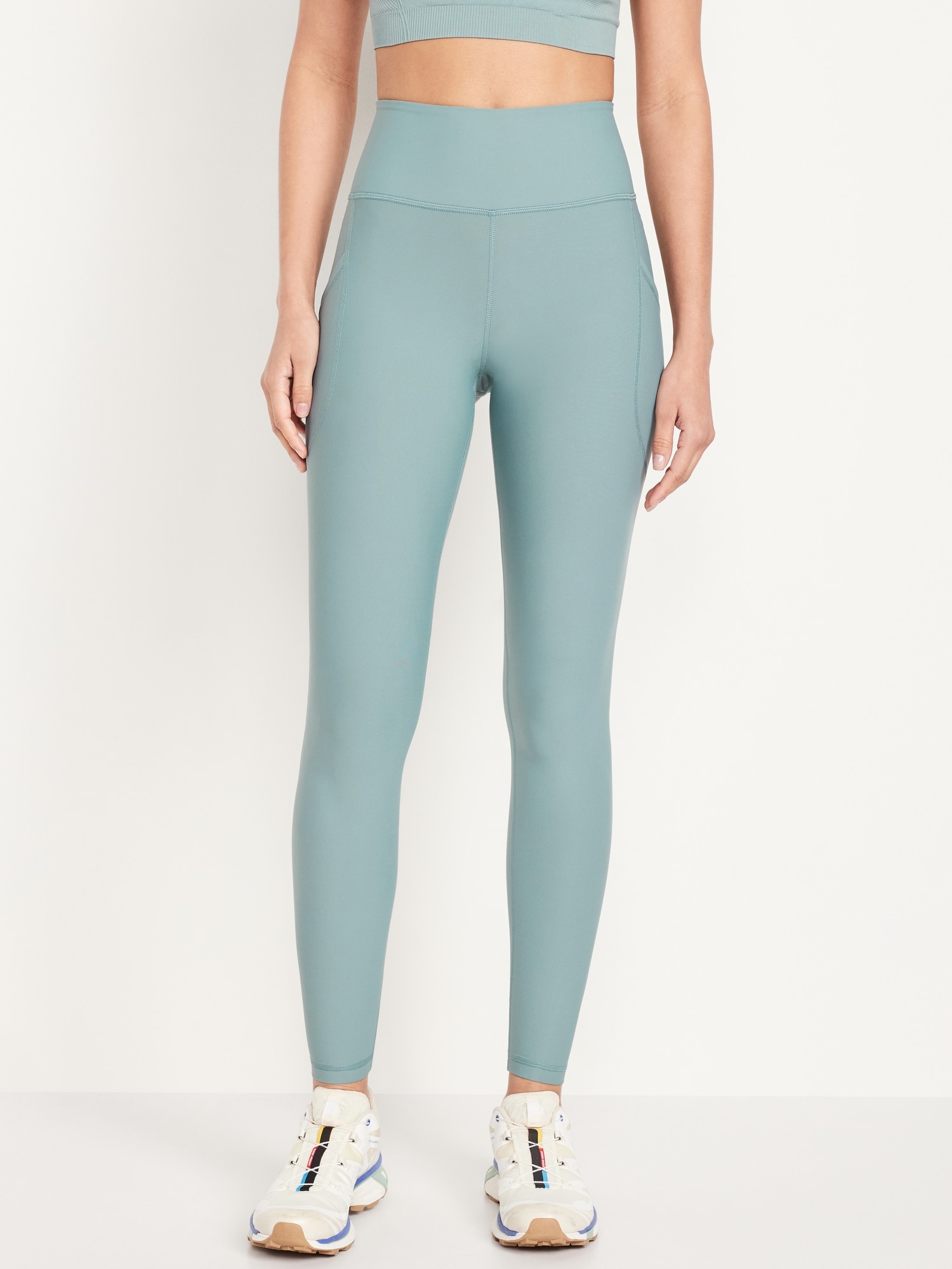 EHQJNJ Petite Yoga Pants Seamless Solid Color Skinny High Waist