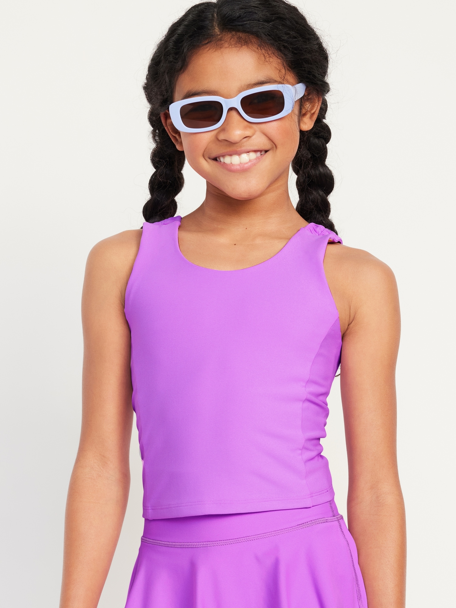Old Navy PowerSoft Ruched-Strap Tank Top for Girls