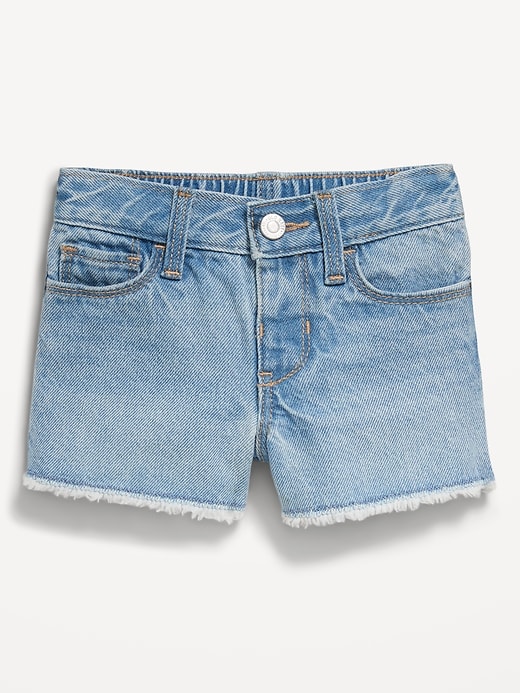 View large product image 1 of 1. Frayed-Hem Jean Shorts for Baby