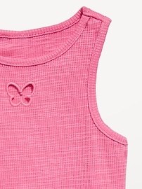 View large product image 4 of 4. Cutout-Graphic Tank Top for Girls