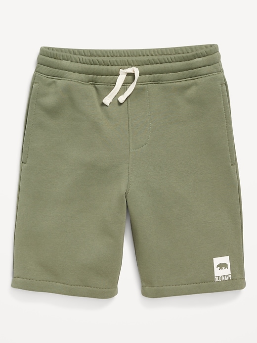 View large product image 1 of 1. Fleece Logo-Graphic Jogger Shorts for Boys (At Knee)