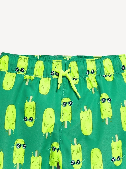 View large product image 2 of 2. Matching Printed Swim Trunks for Toddler Boys