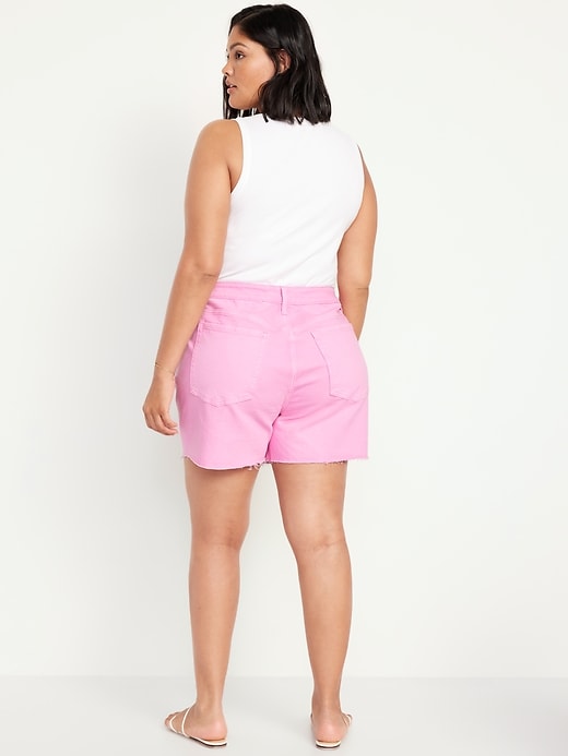 Image number 7 showing, High-Waisted OG Jean Shorts -- 5-inch inseam