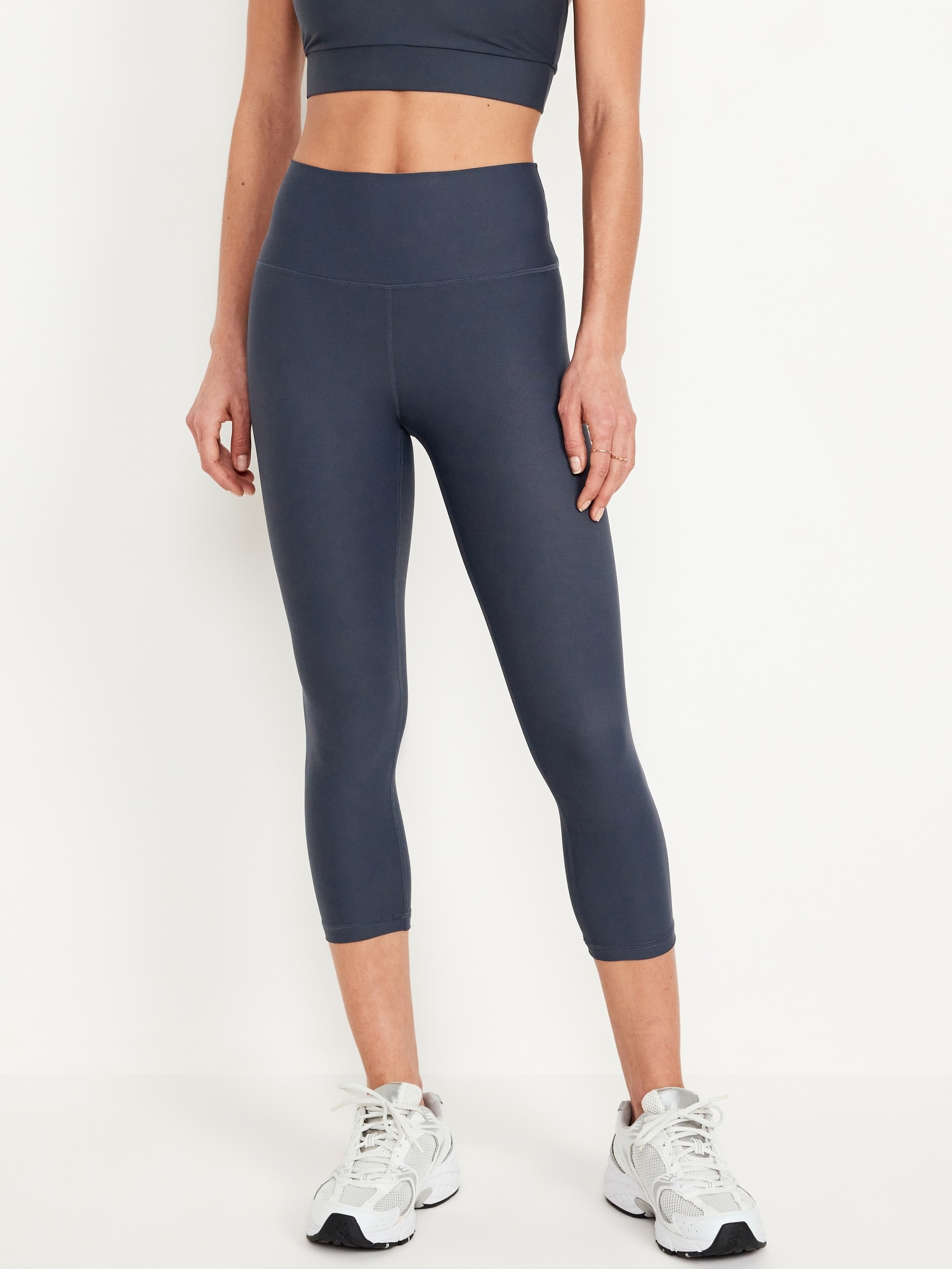 Buy online Dark Blue Solid Legging from Capris & Leggings for Women by W  for ₹330 at 59% off