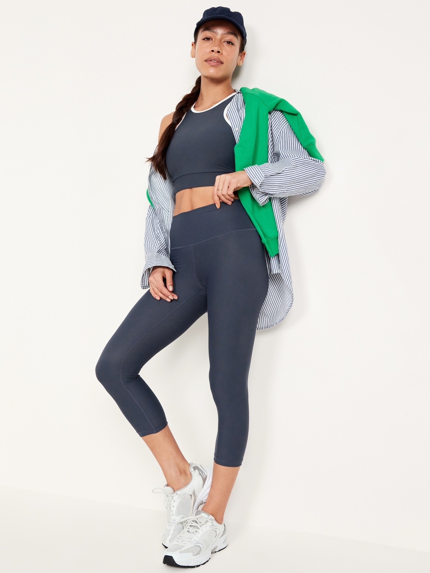Old Navy High-Waisted PowerSoft Run Crop Leggings Review
