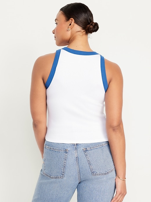 Image number 5 showing, Graphic Crop Tank Top