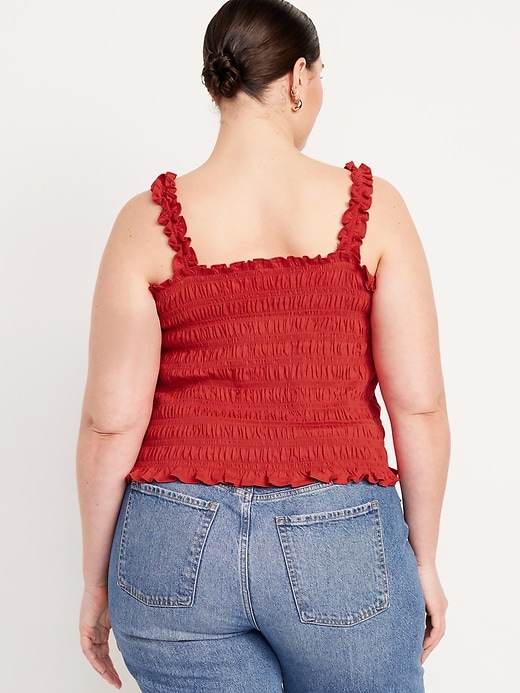 Image number 8 showing, Fitted Smocked Tank Top