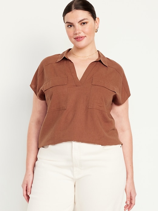 Image number 7 showing, Dolman-Sleeve Utility Top