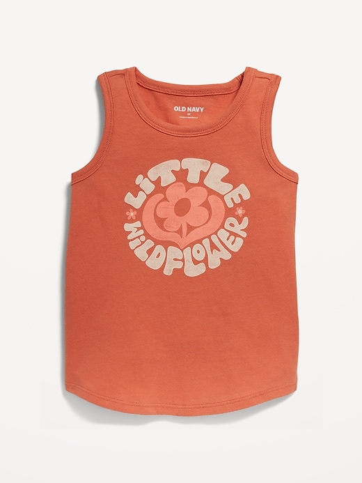 View large product image 1 of 1. Graphic Tank Top for Toddler Girls