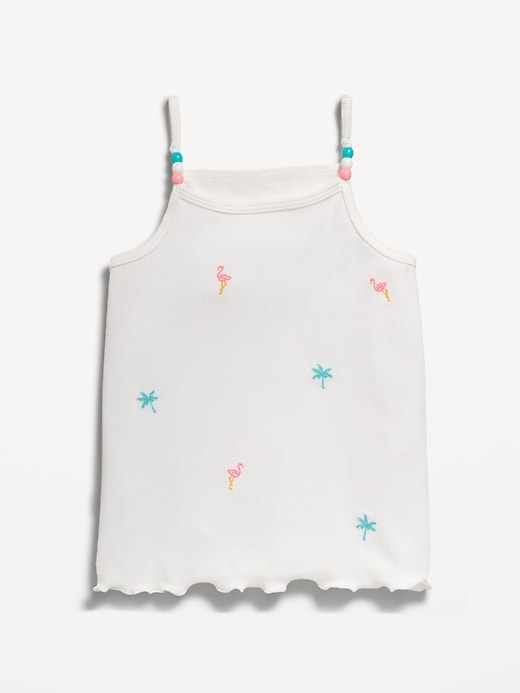 View large product image 1 of 1. Beaded-Strap Cami Top for Toddler Girls