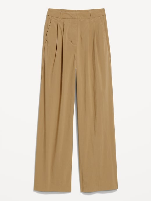 Image number 4 showing, Extra High-Waisted Poplin Super Wide-Leg Taylor Pants