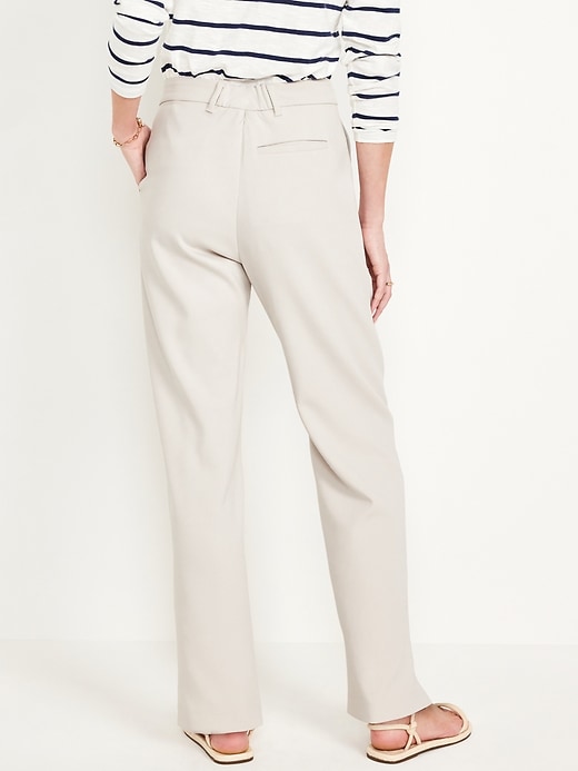 Image number 2 showing, Extra High-Waisted Relaxed Slim Taylor Pants