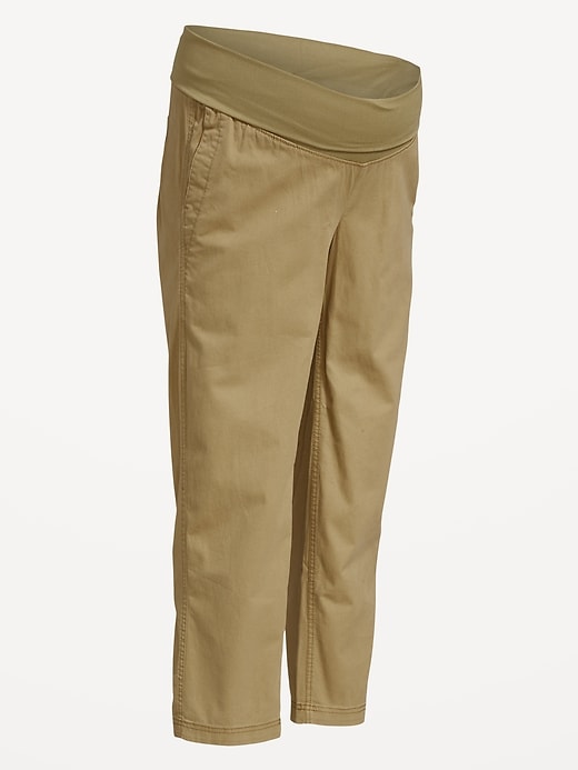 Image number 4 showing, Maternity Rollover-Waist OGC Chino Pants
