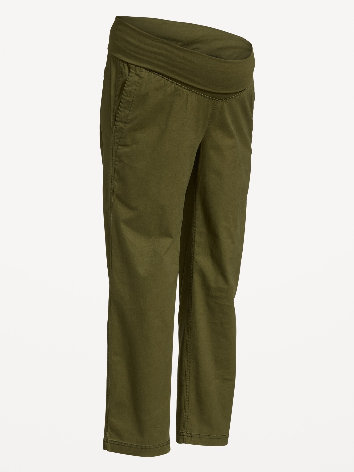 Женские брюки Old Navy Maternity Rollover-Waist OGC Chino, цвет: Conifer — фото 2