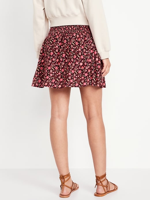 Image number 2 showing, Smocked-Waist Mini Skirt