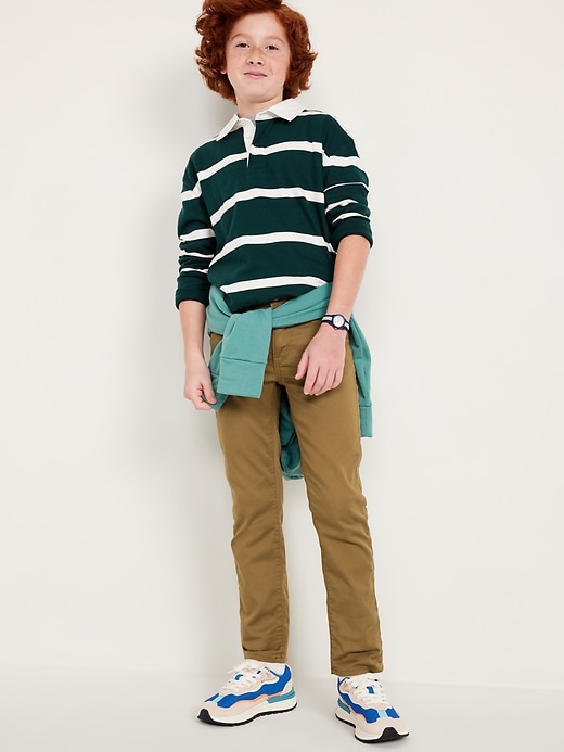 Image number 3 showing, Slim 360° Stretch Five-Pocket Pants for Boys