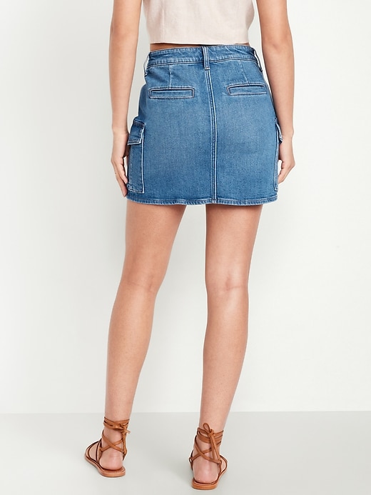 Image number 2 showing, Mid-Rise OG Jean Mini Skirt