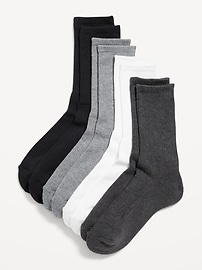 Image number 1 showing, Crew Socks 4-Pack