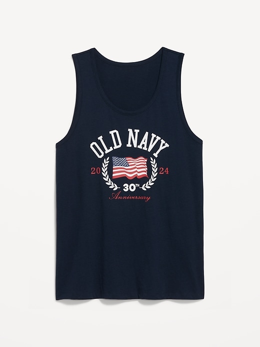 View large product image 1 of 1. Flag Graphic Tank Top
