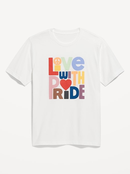 View large product image 1 of 1. Pride Graphic T-Shirt