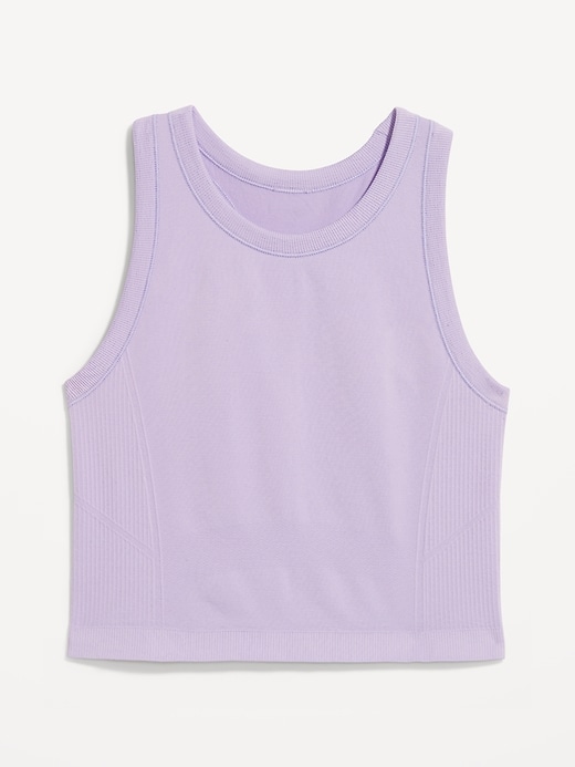 Image number 1 showing, Seamless Crop Performance Tank Top