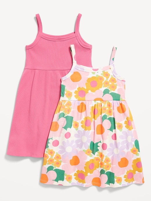 View large product image 2 of 3. Sleeveless Fit and Flare Dress 2-Pack for Toddler Girls