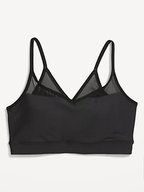 View large product image 4 of 8. Light Support PowerSoft Mesh-Back Sports Bra