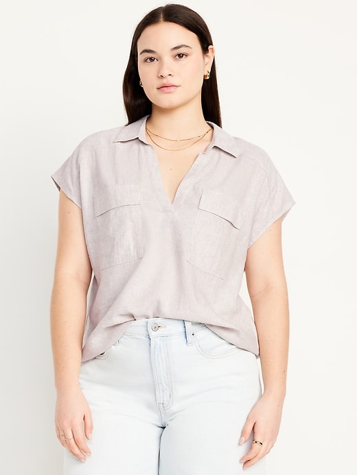Image number 5 showing, Dolman-Sleeve Utility Top