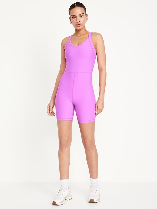Image number 1 showing, PowerSoft Bodysuit -- 5-inch inseam