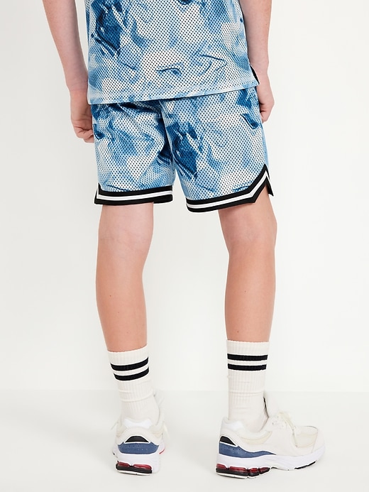 View large product image 2 of 4. Mesh Basketball Shorts for Boys (At Knee)