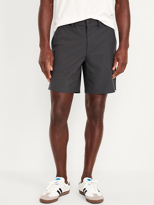 Image number 1 showing, Hybrid Tech Chino Shorts -- 8-inch inseam