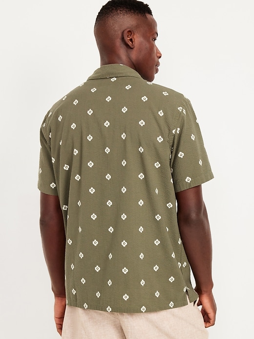 Image number 5 showing, Short-Sleeve Dobby Camp Shirt