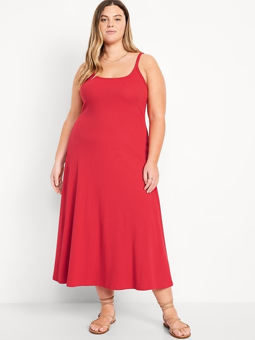 Image number 6 showing, Fit & Flare Rib-Knit Maxi Dress