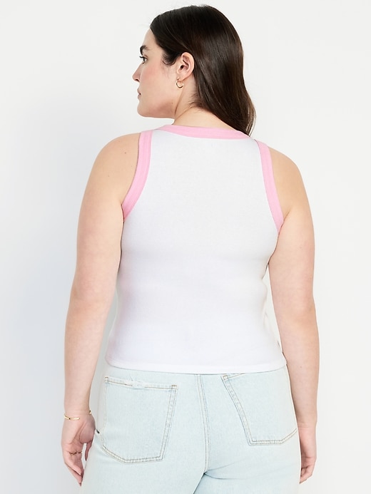 Image number 6 showing, Graphic Crop Tank Top