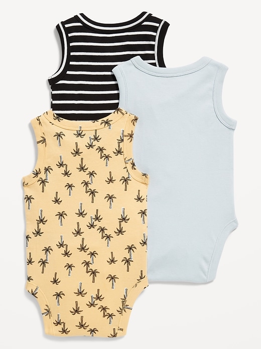 View large product image 2 of 3. Sleeveless Bodysuit 3-Pack for Baby