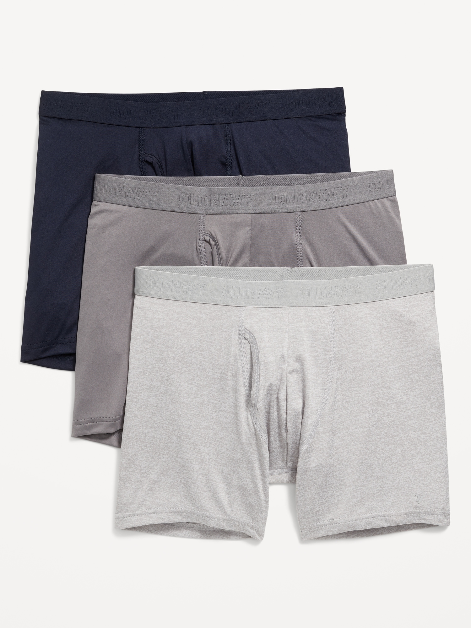 Go-Dry Cool Performance Boxer-Brief Underwear 3-Pack -- 5-inch inseam