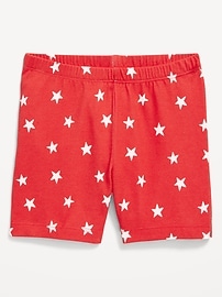 Image number 1 showing, Printed Biker Shorts for Toddler Girls