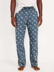 Old Navy Printed Poplin Pajama Pants for Men