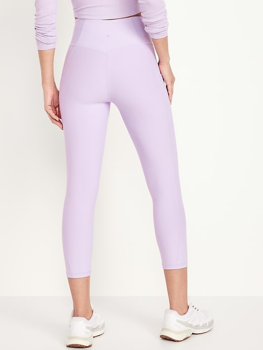 Image number 2 showing, High-Waisted PowerSoft Crop Leggings
