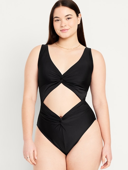 Image number 5 showing, Cutout One-Piece Swimsuit