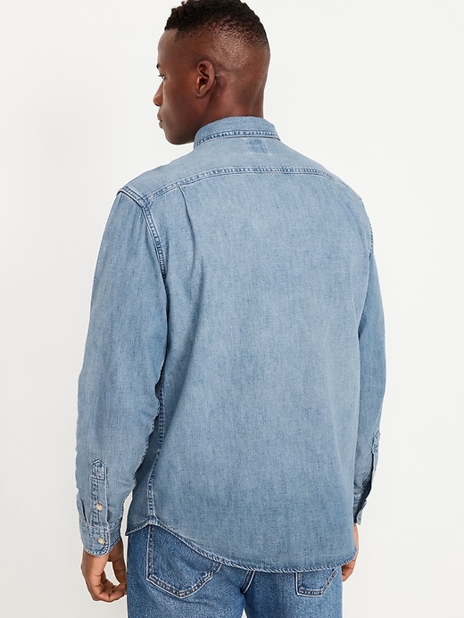Image number 2 showing, Regular-Fit Everyday Non-Stretch Jean Shirt