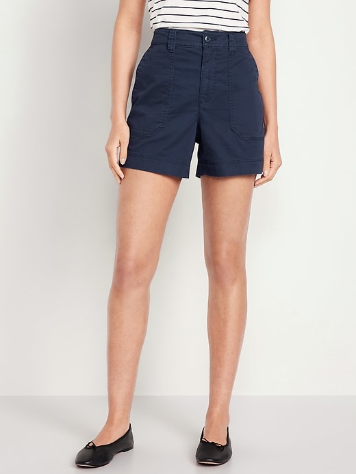 Image number 1 showing, High-Waisted OGC Chino Shorts -- 5-inch inseam